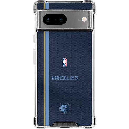 NBA Memphis Grizzlies Jersey Google Pixel 8a Clear Case